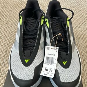 Adidas Subzone Black Gray and Neon Athletic Sneakers Size 10 Brand New in Box